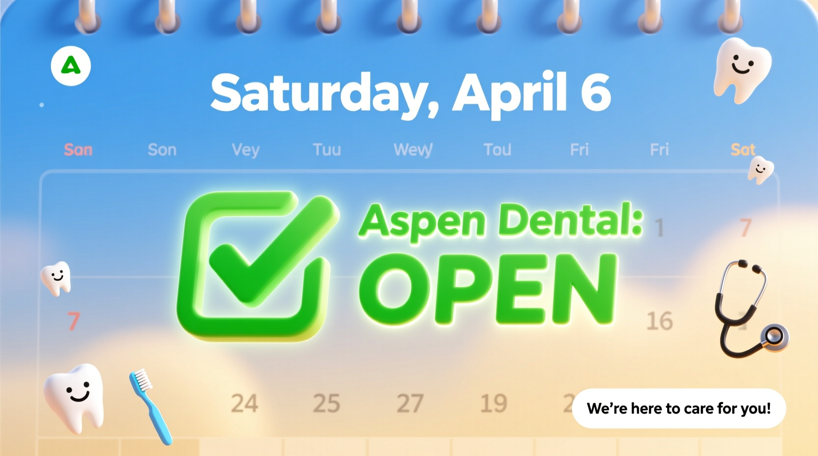 is aspen dental open on saturday