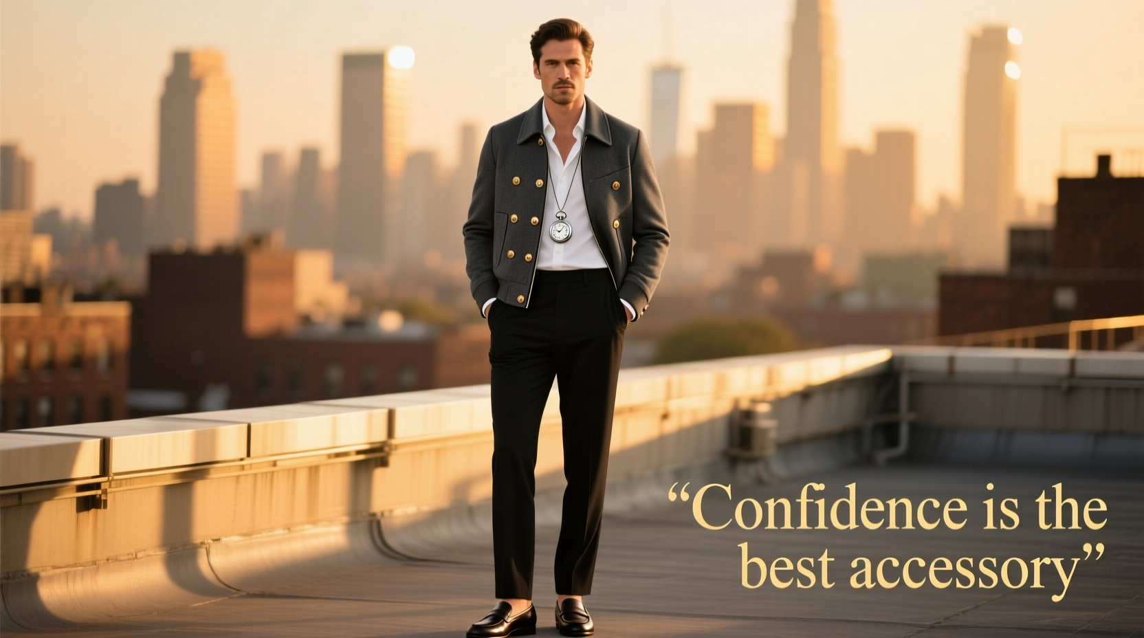 styling tips for wearing a short double breasted jacket with confidence and flair