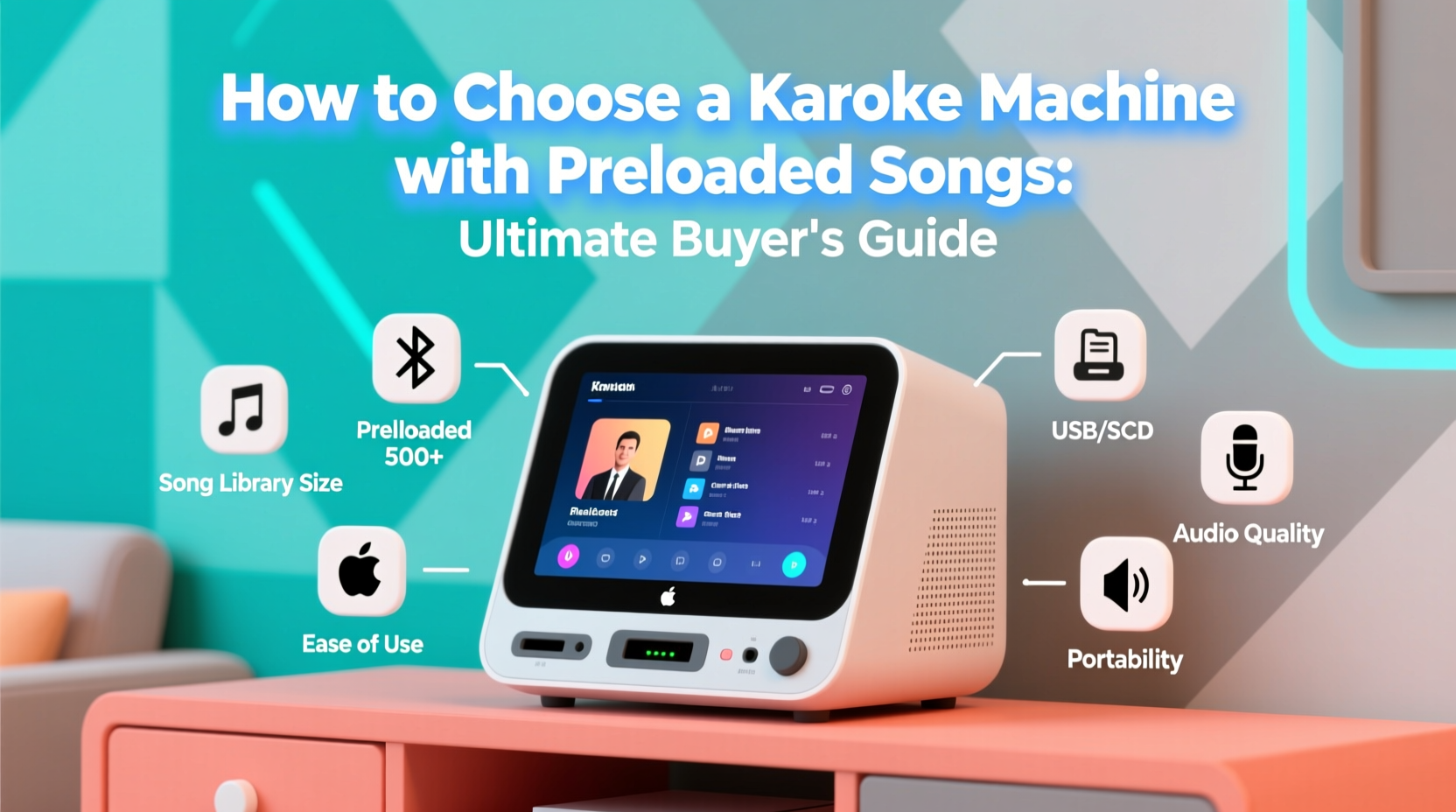 karaoke machine with preloaded songs