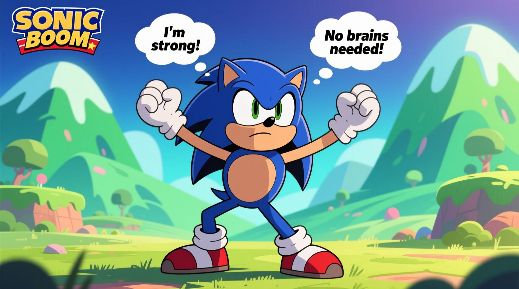 why is knuckles dumb in sonic boom character change explained