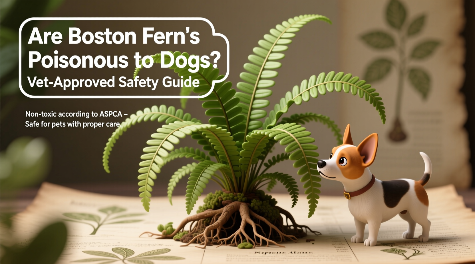 are boston ferns poisonous to dogs
