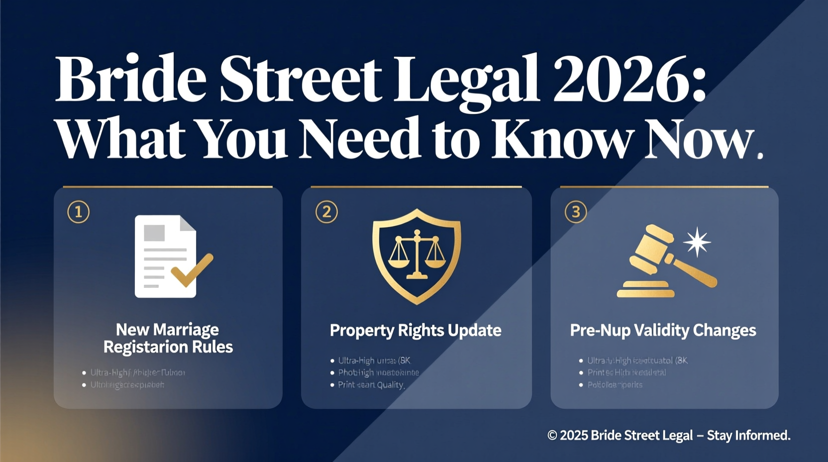 bride street legal 2026