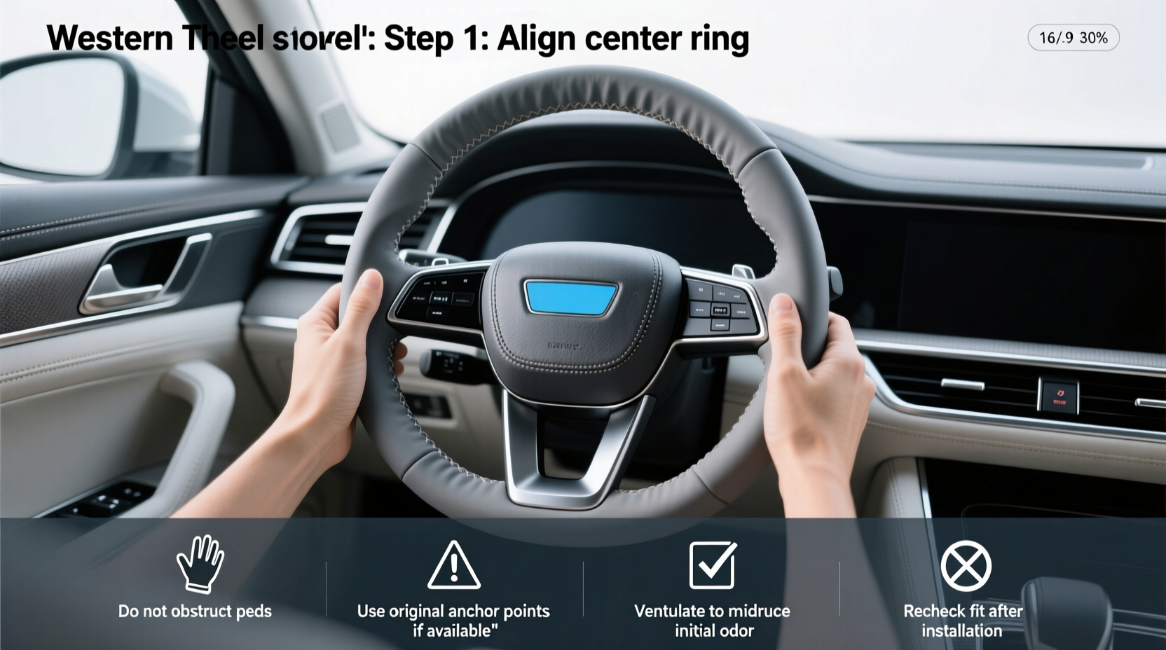 17.5 steering wheel covers