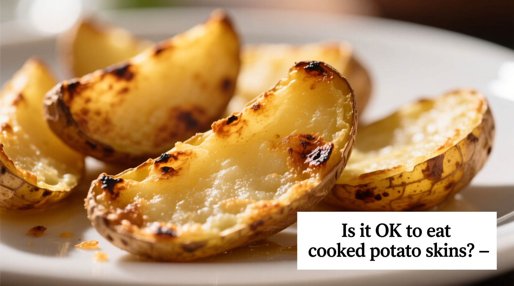 is it ok to eat cooked potato skins