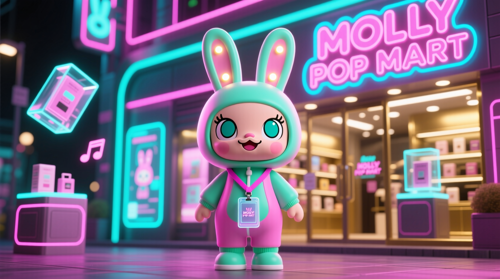 who is molly pop mart