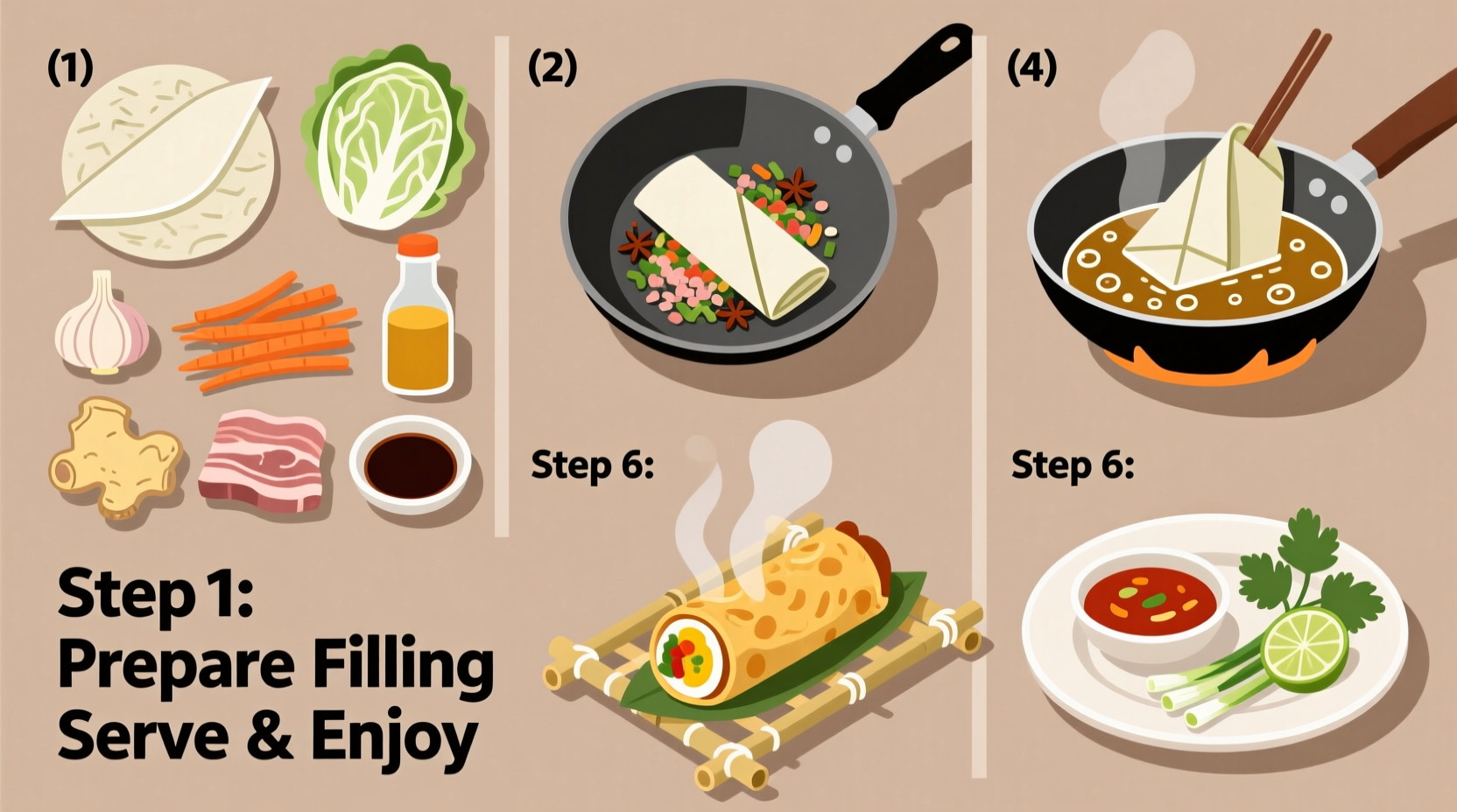 mastering how to cook egg rolls a step by step guide for crispy flavorful results
