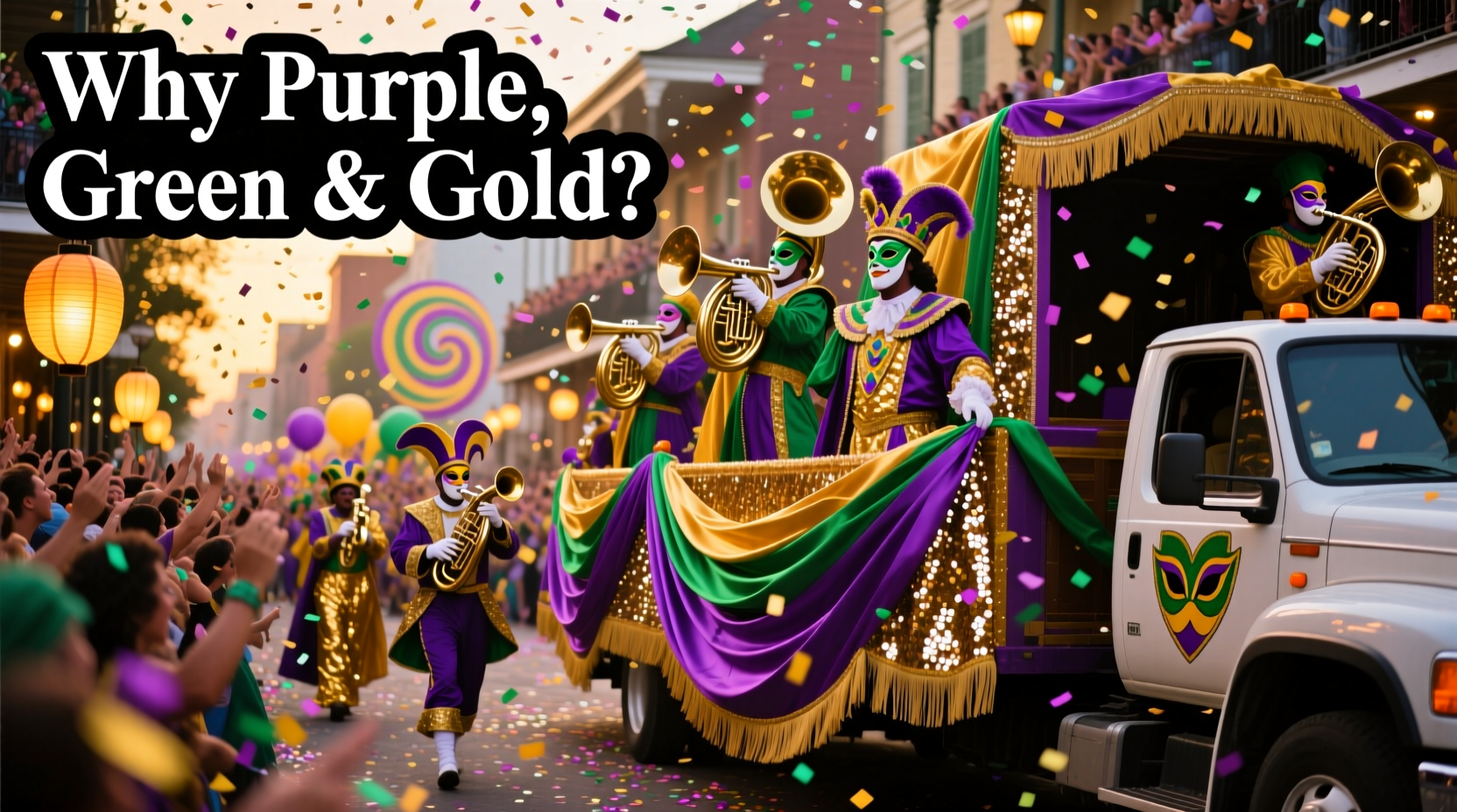 mardi gras colors why purple green and gold represent the celebration
