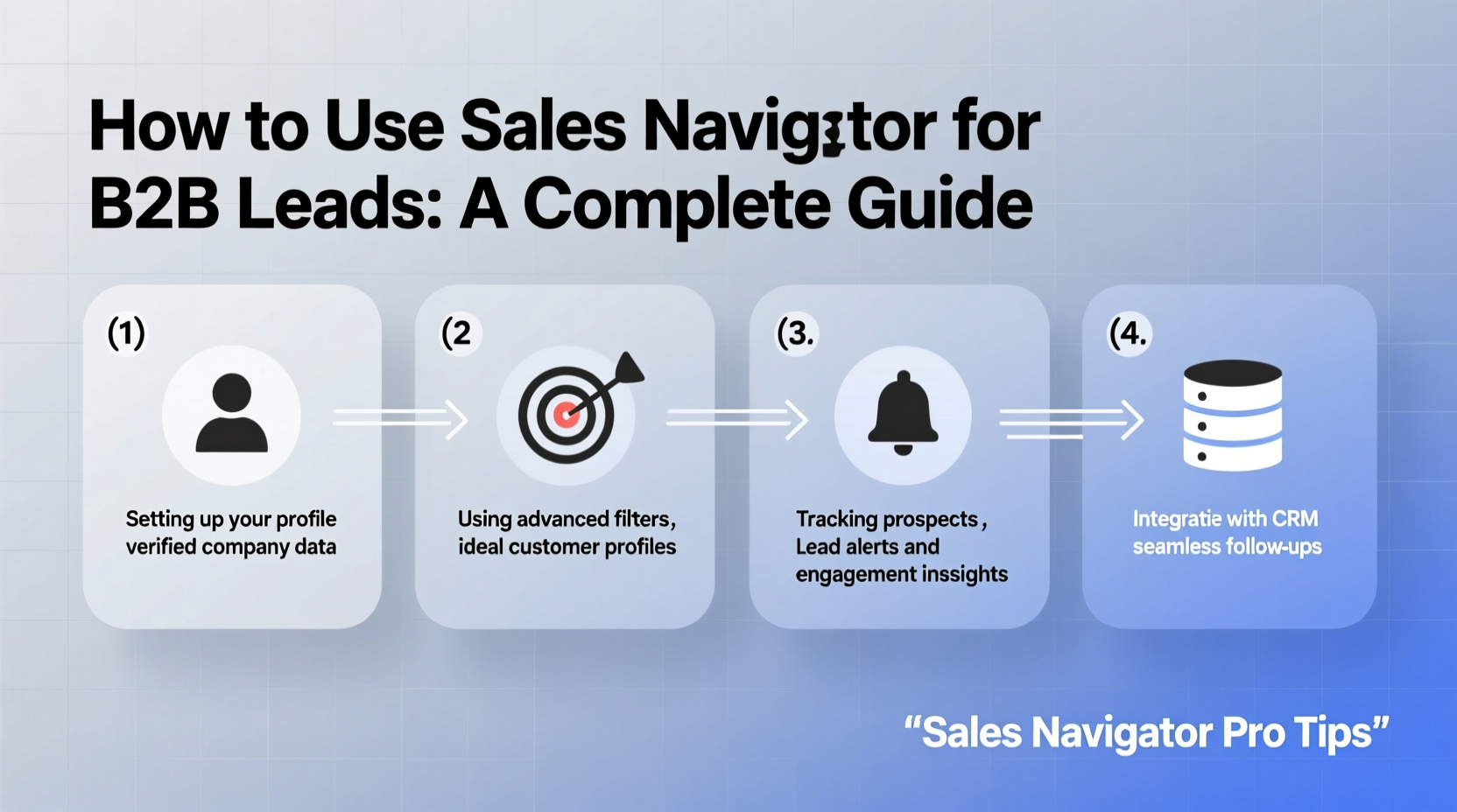 how to use sales navigator for b2b leads
