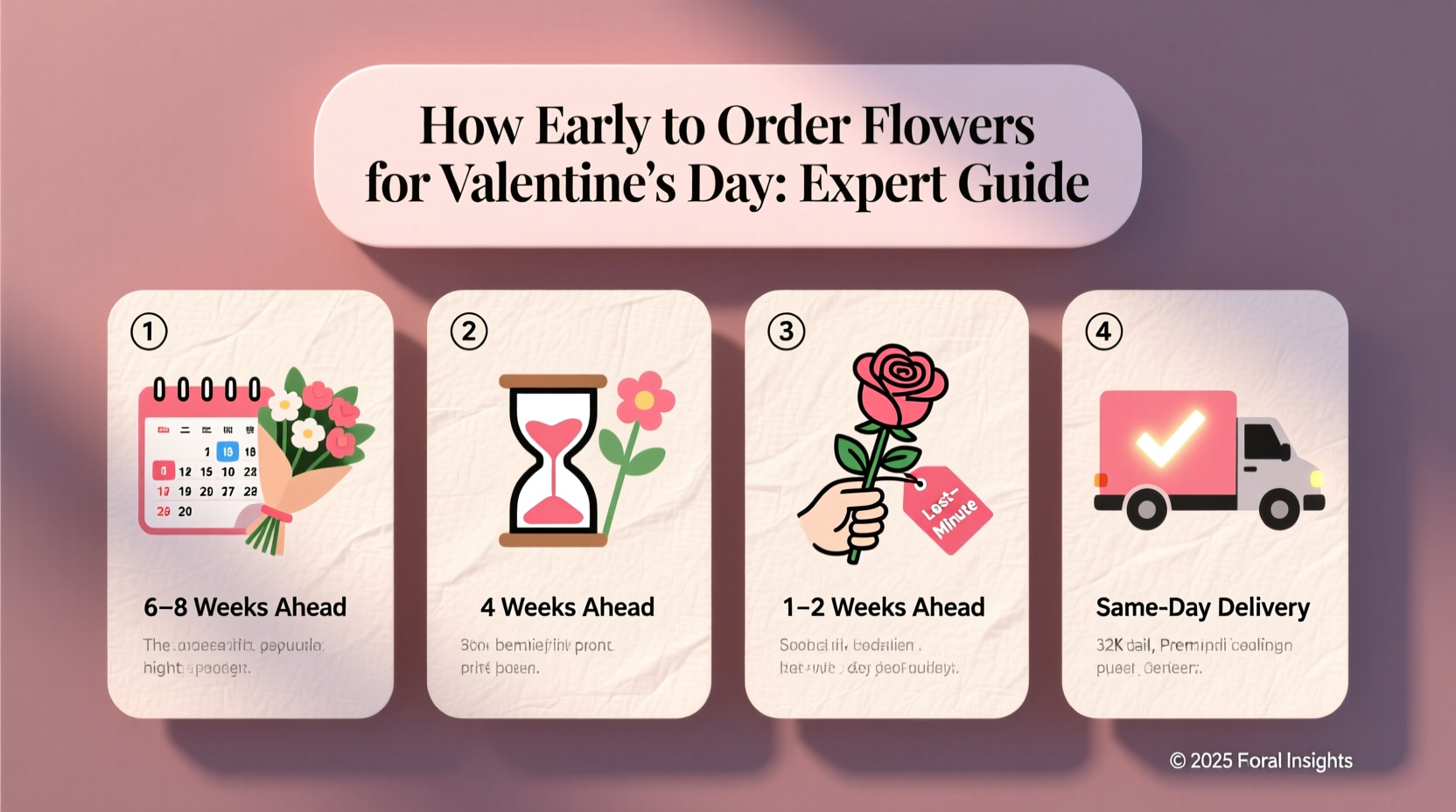 how early to order flowers for valentines day