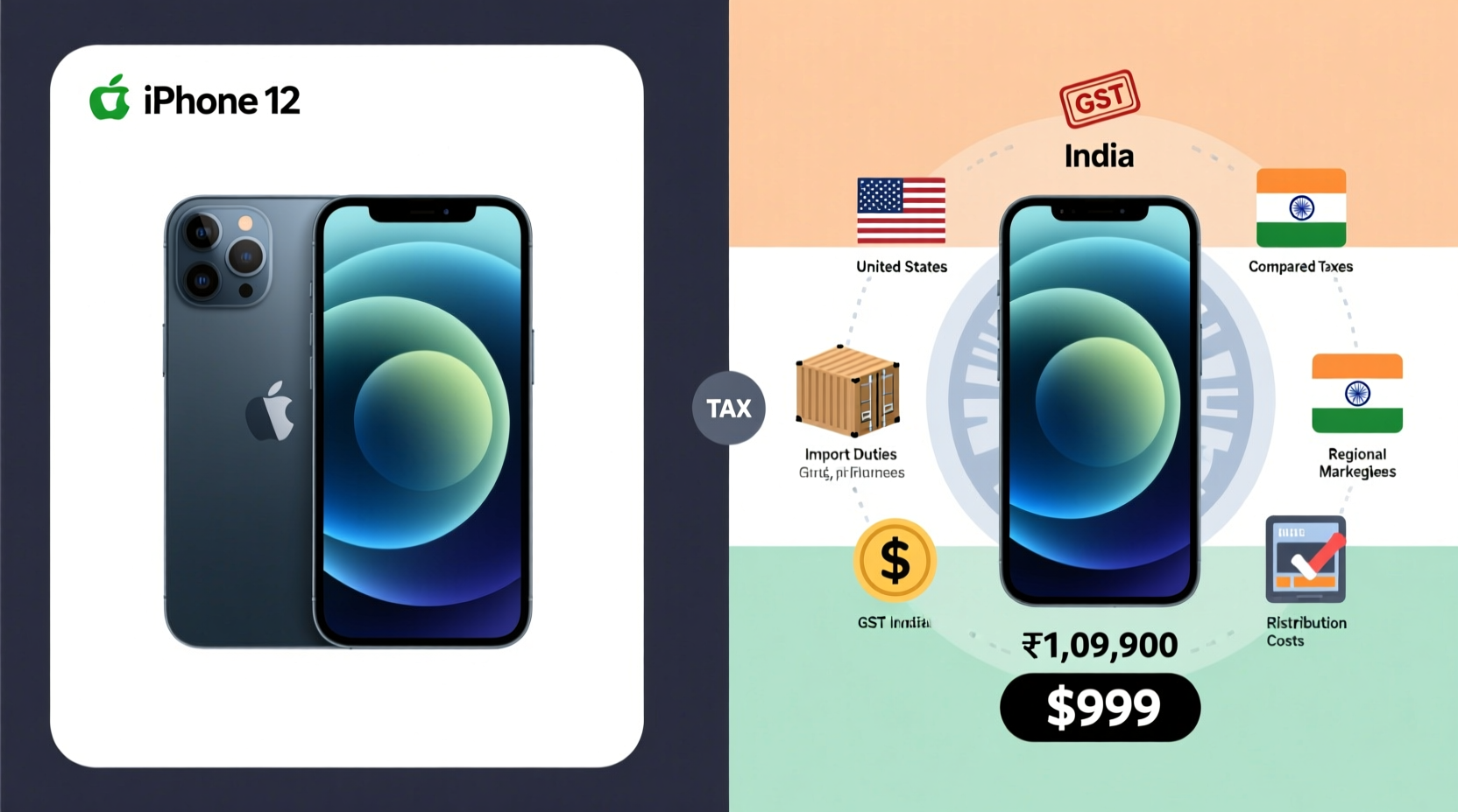 why is the iphone 13 so much cheaper in the us than in india