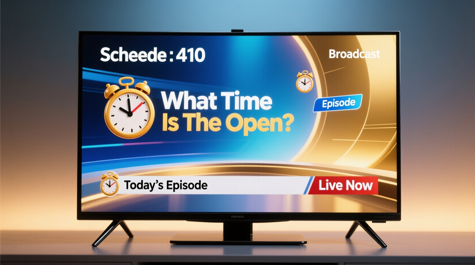 what time is the open on tv today