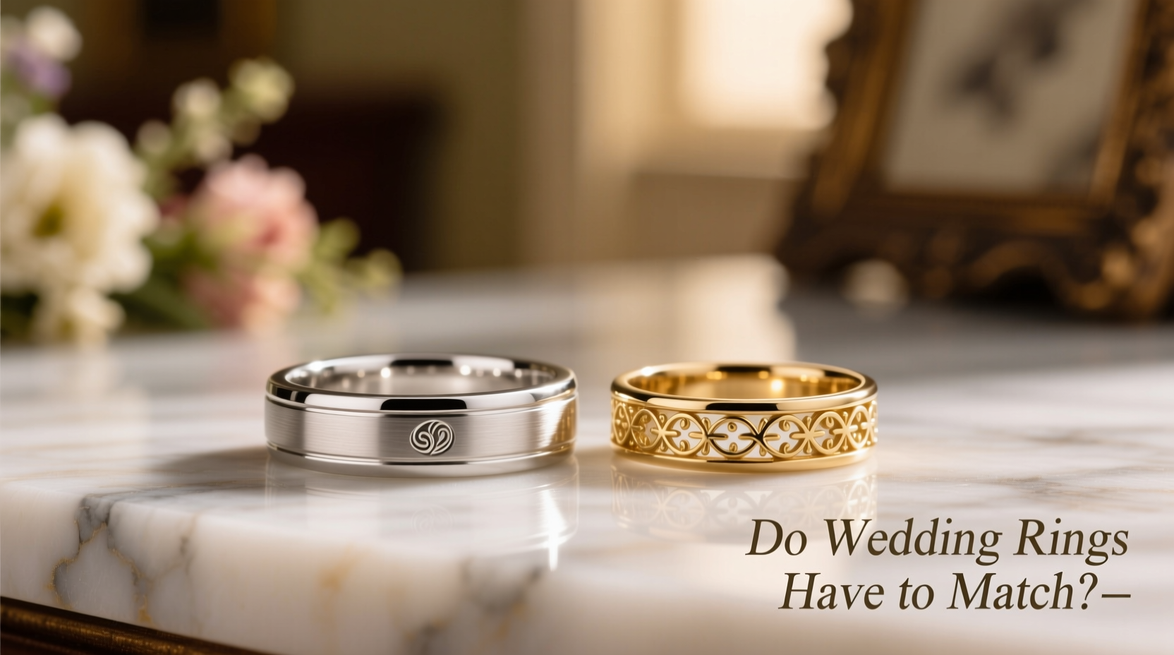 do wedding rings have to match