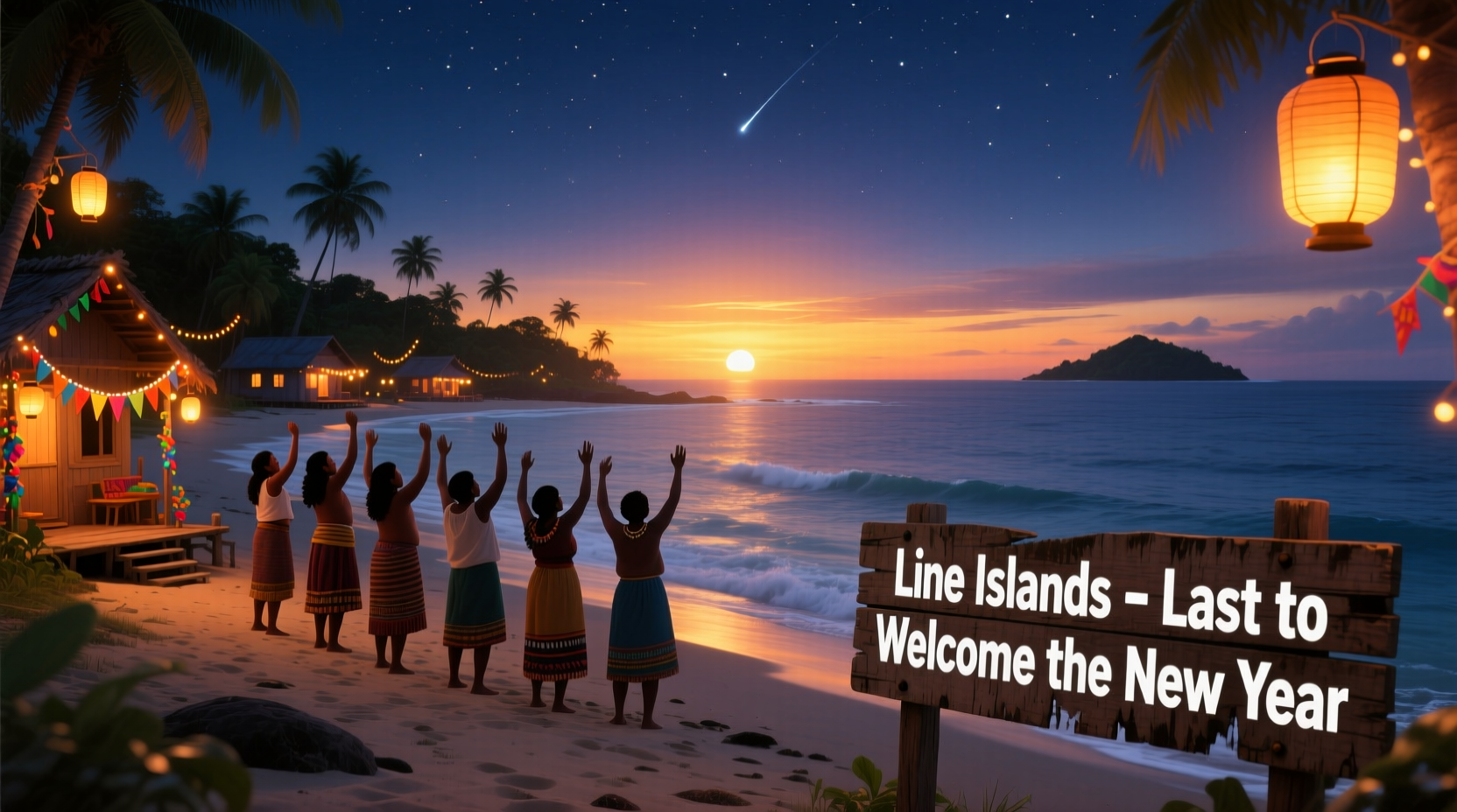 which is the last country to celebrate new year