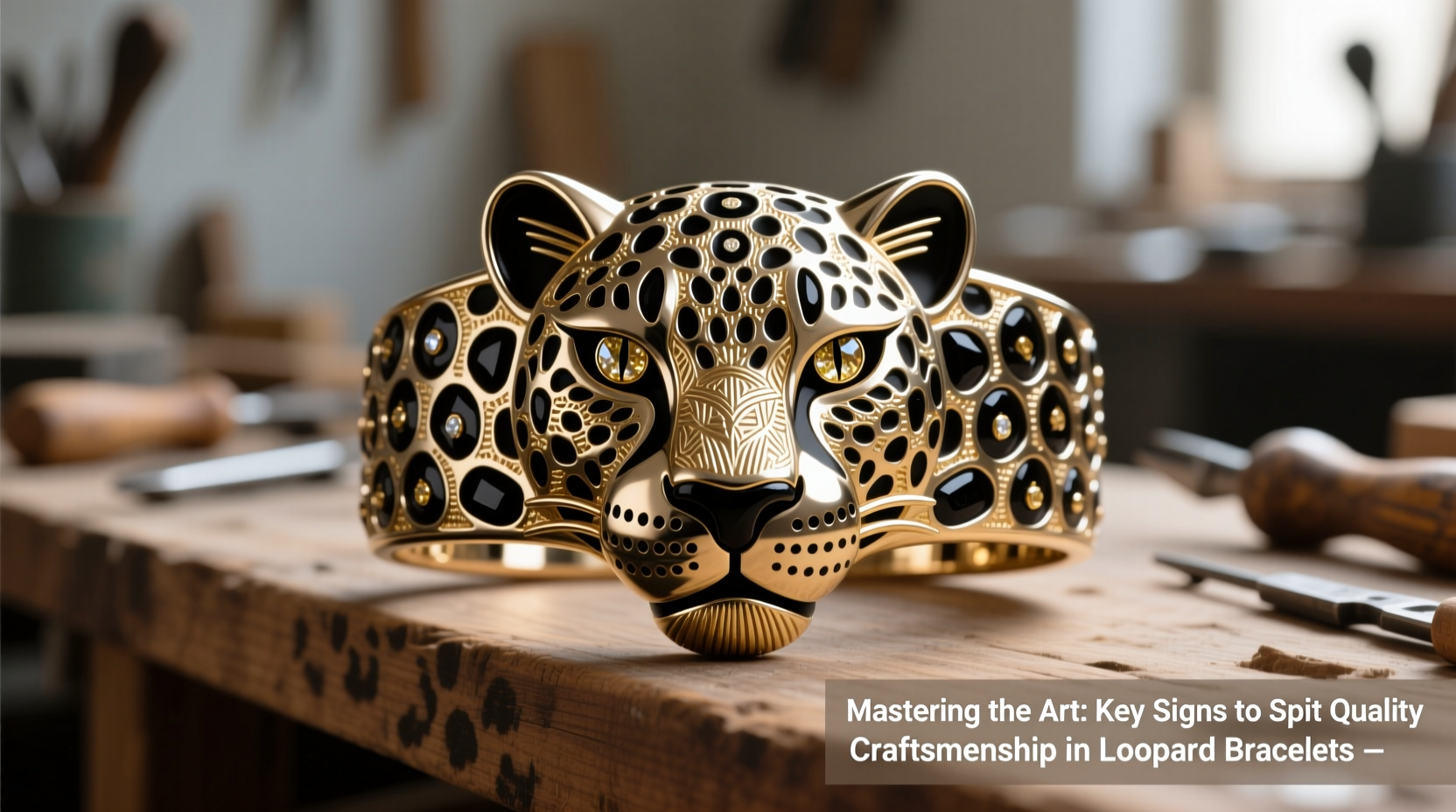 mastering the art key signs to spot quality craftsmanship in leopard bracelets