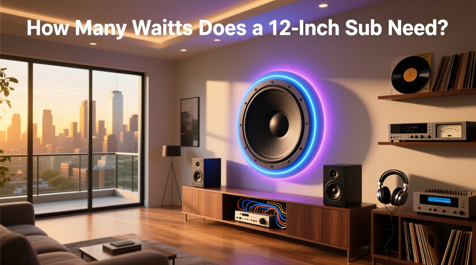 12 Inch Subwoofer LED Ring and Wattage Guide