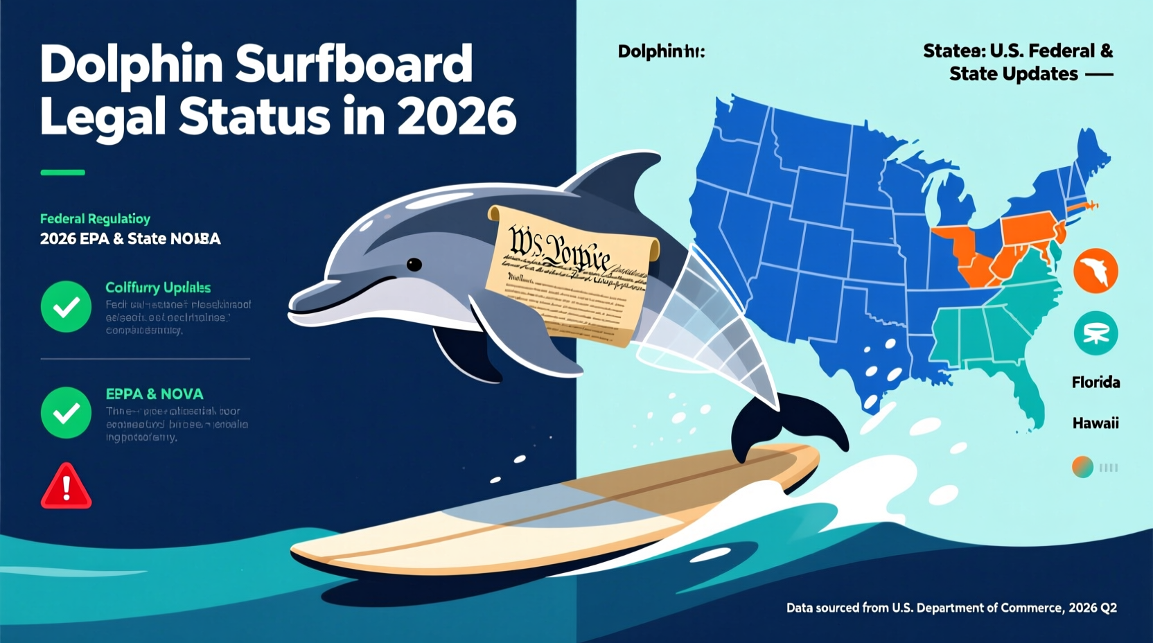 dolphin surfboard legal 2026