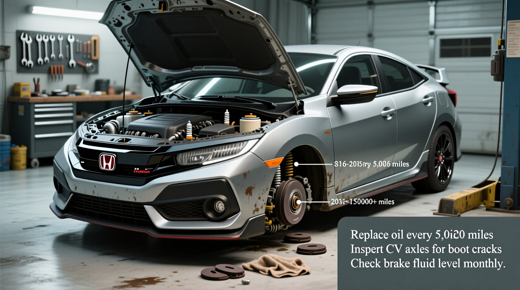 civic si 8th high mileage maintenance
