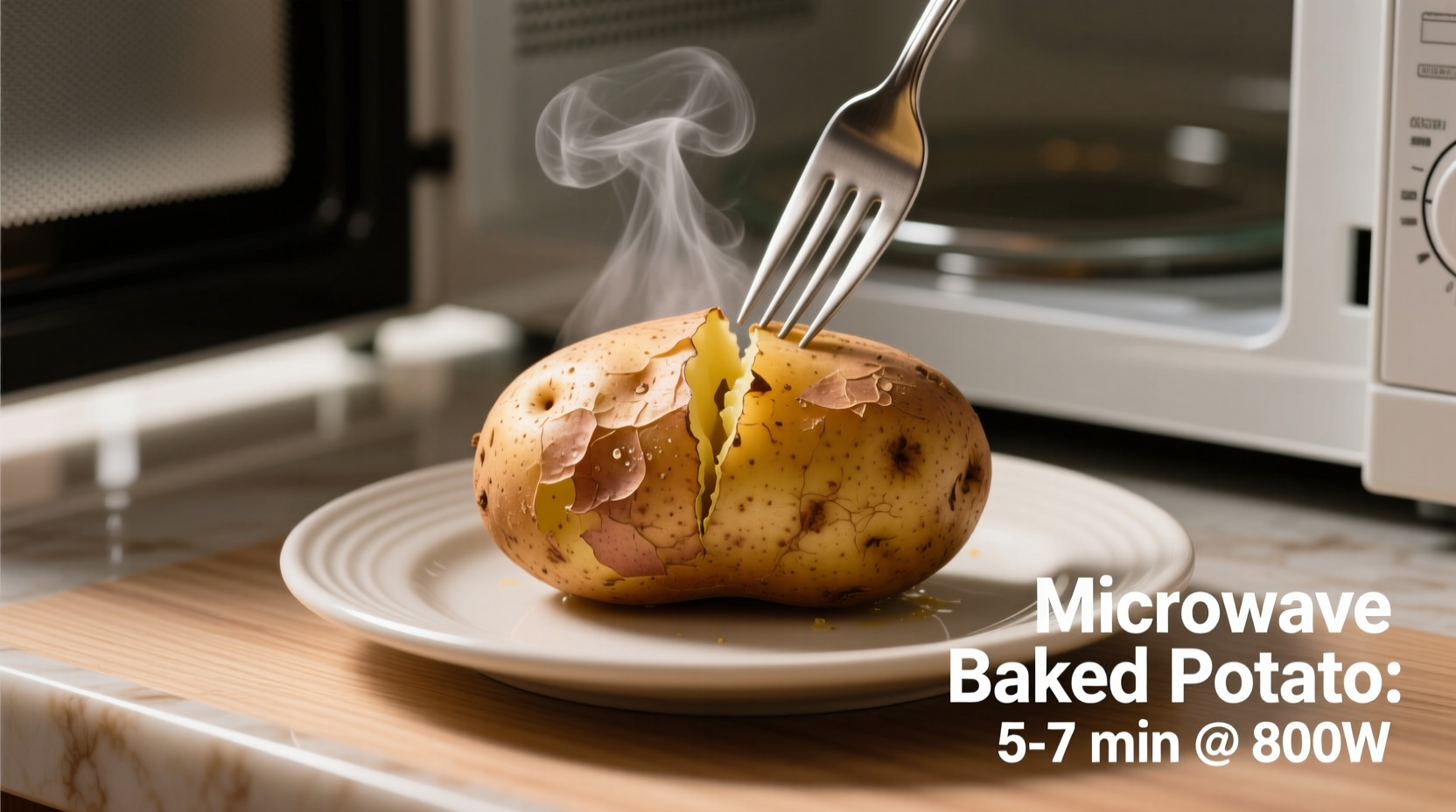how to cook baked potato in microwave