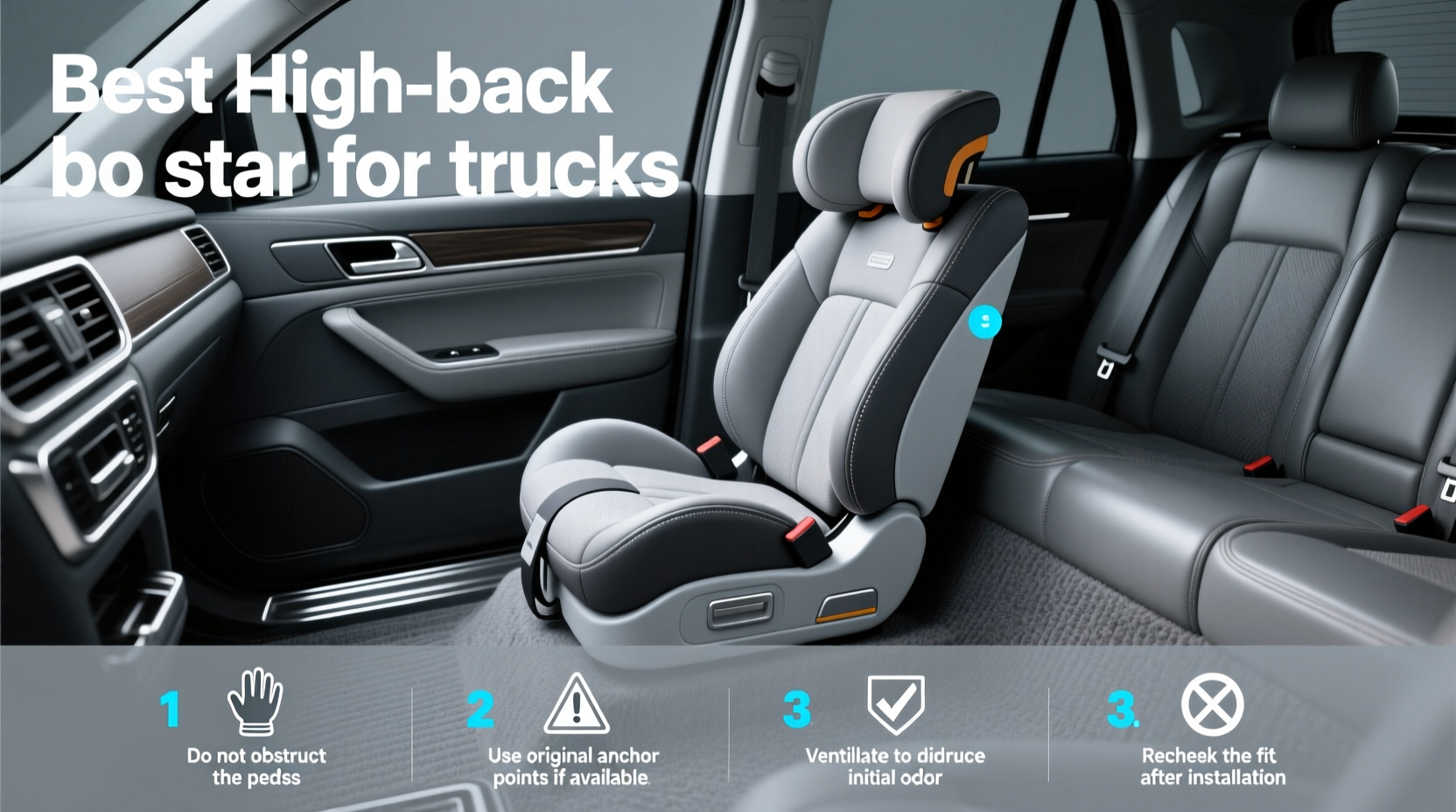 best high back booster car seats for trucks