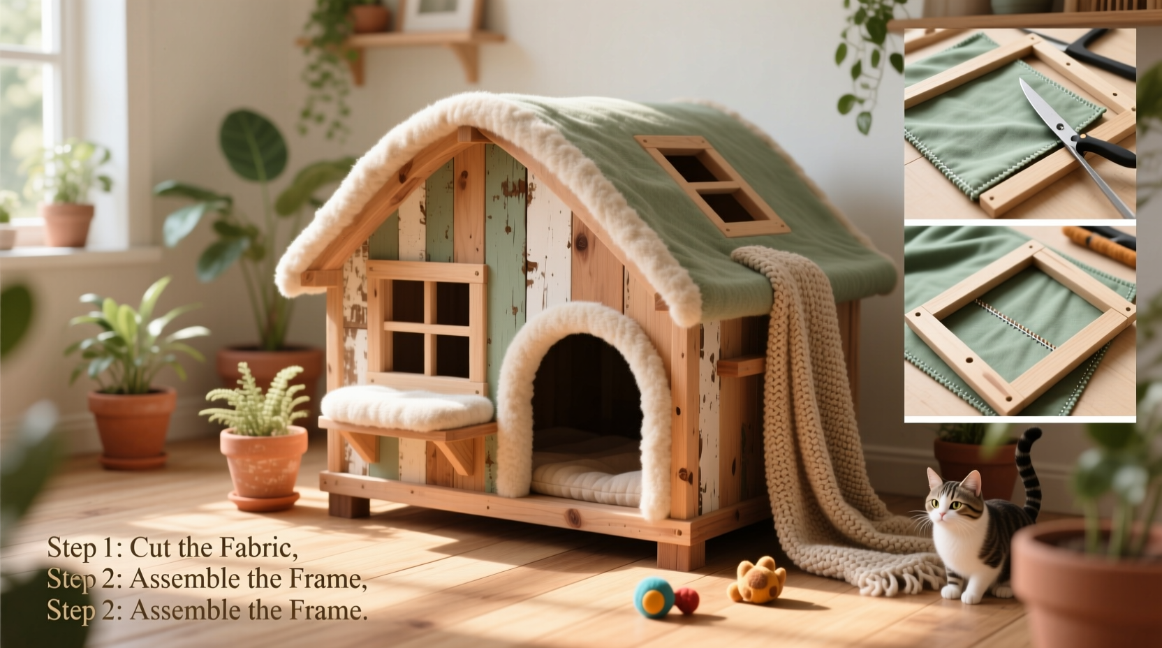 diy cozy cat house step by step guide to creating a stylish and comfortable home for your cat at home