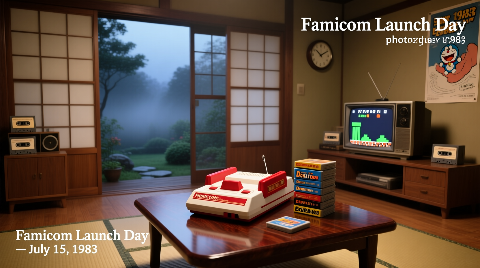 famicom release date july 15, 1983 — full history nes comparison