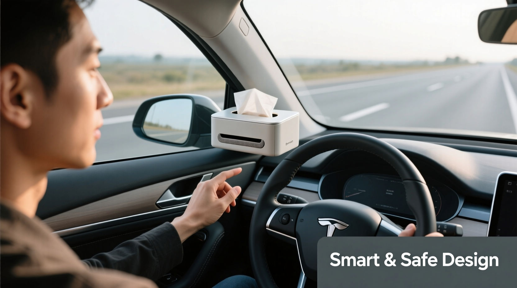 smart and safe ways to use a car tissue box while driving without distractions