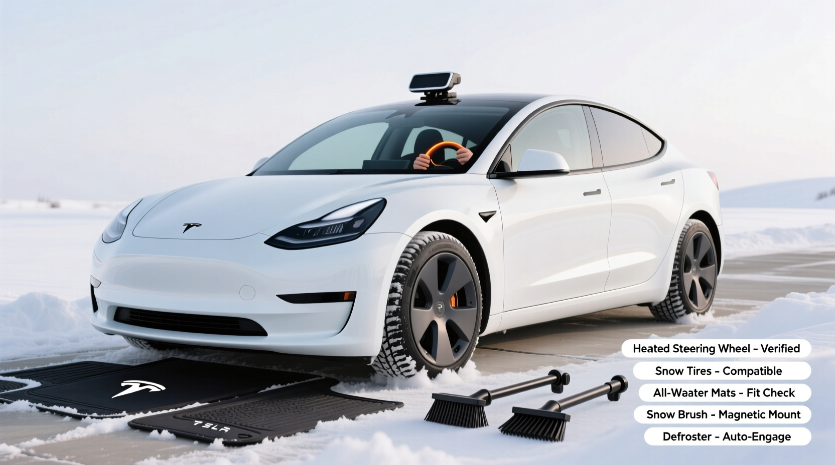 model3 2024 winter accessories