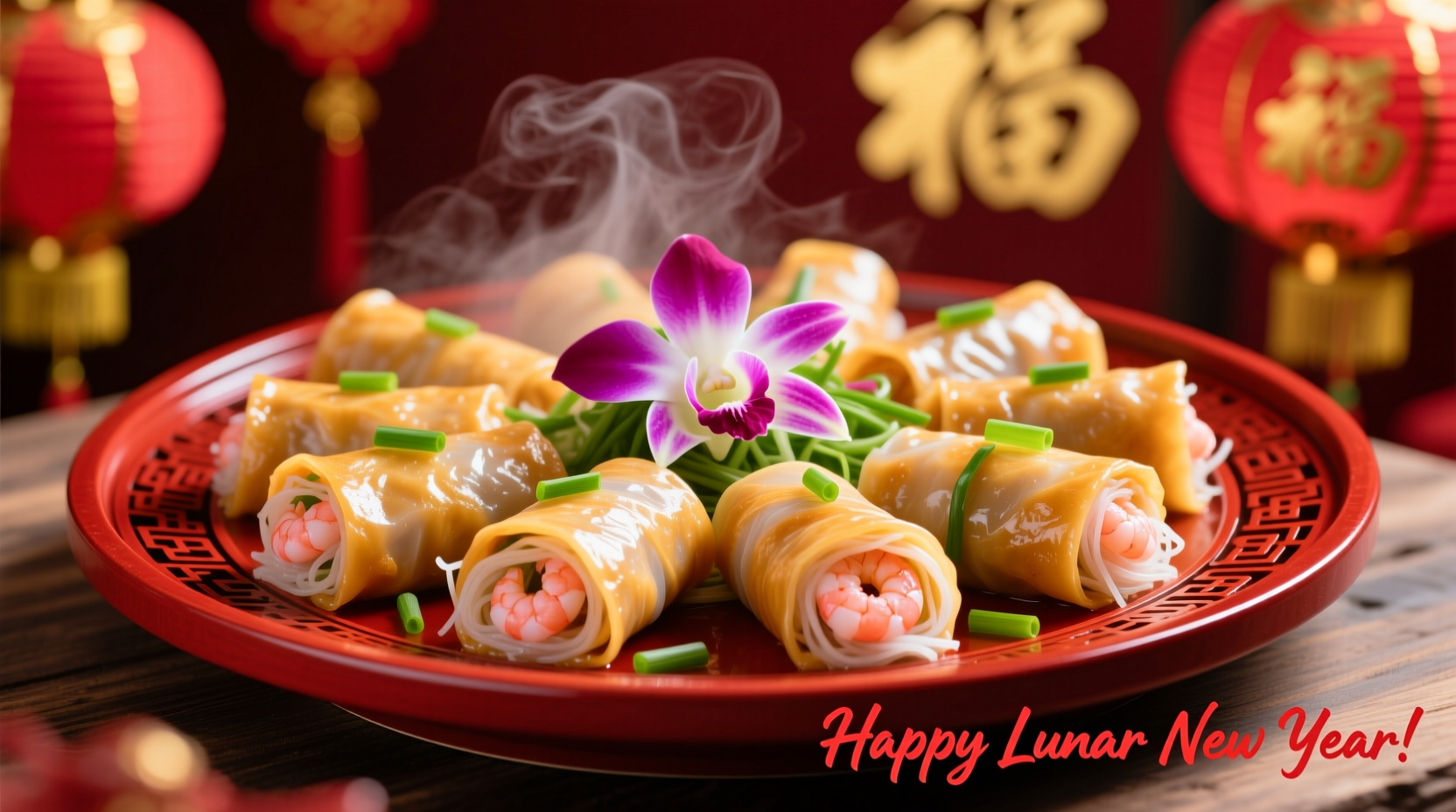 how to make prawn rolls chinese new year