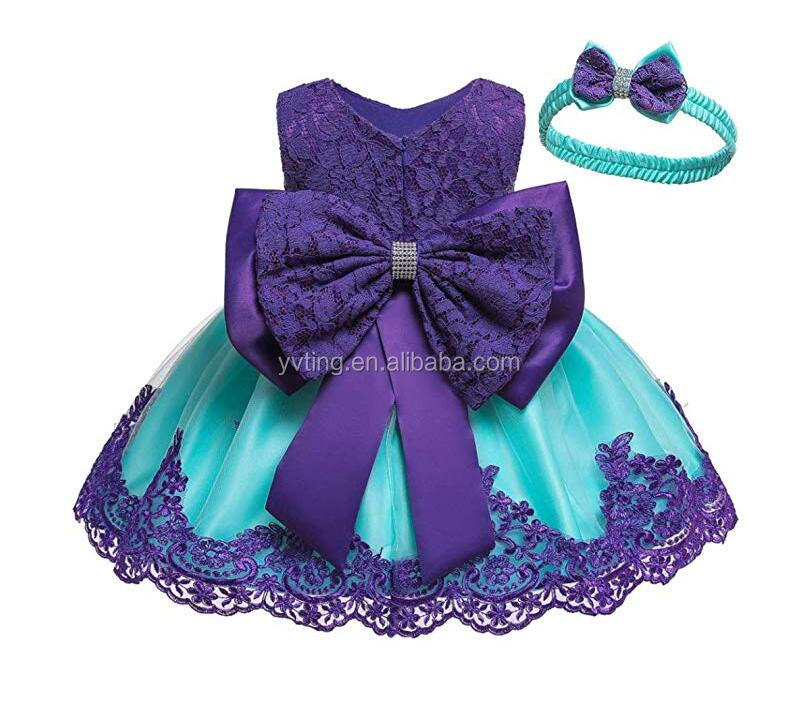 Fashion Girl Cute Bow Princess Dress Sleeveless Birthday Mesh Breathable Princess Dress