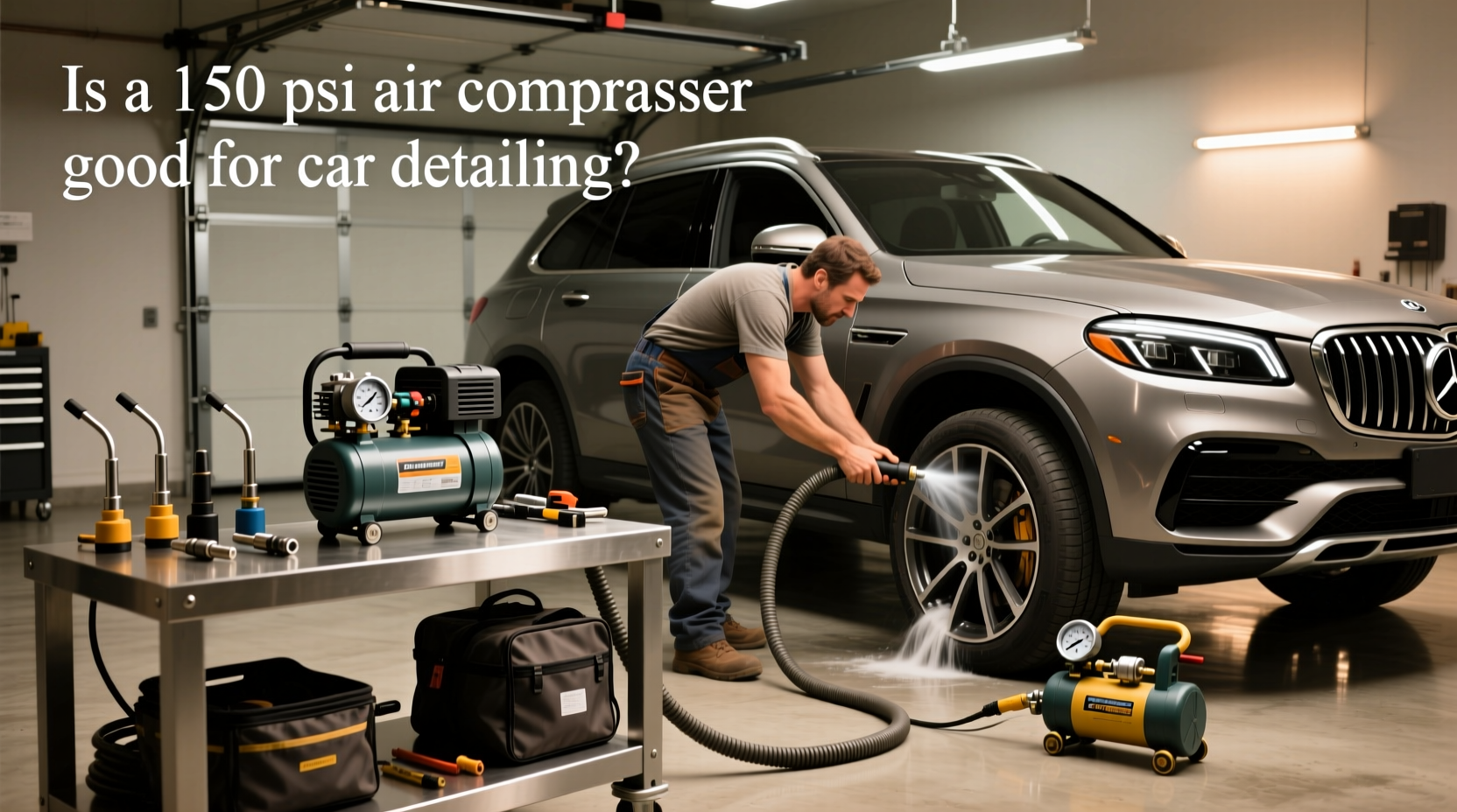 150 psi compressor for car detailing key specs to check