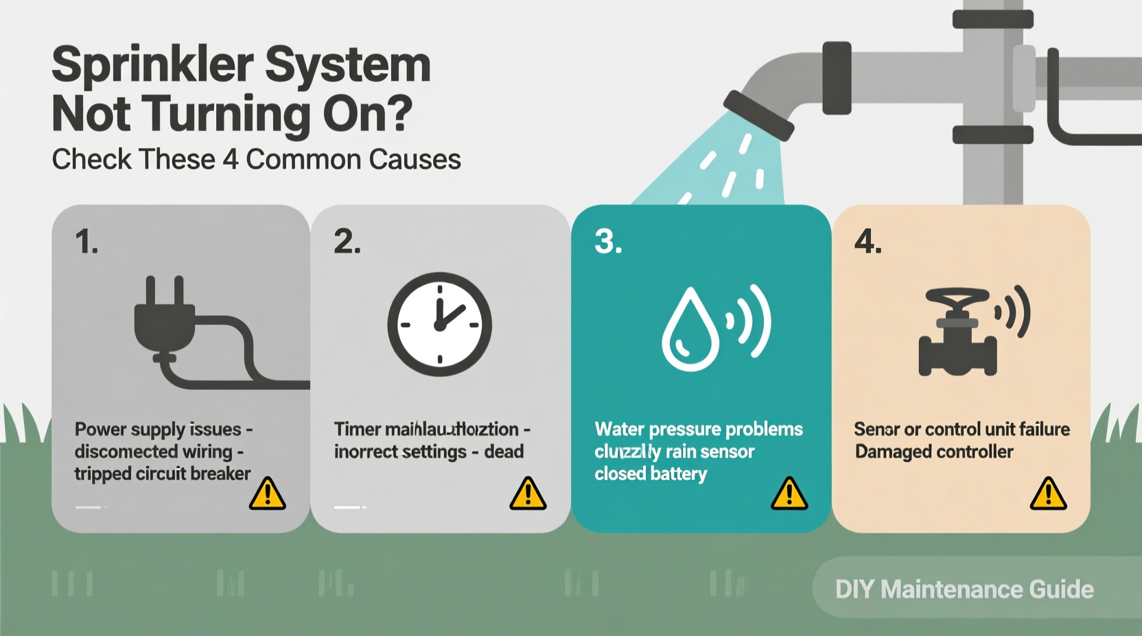 sprinklers not turning on troubleshooting common causes