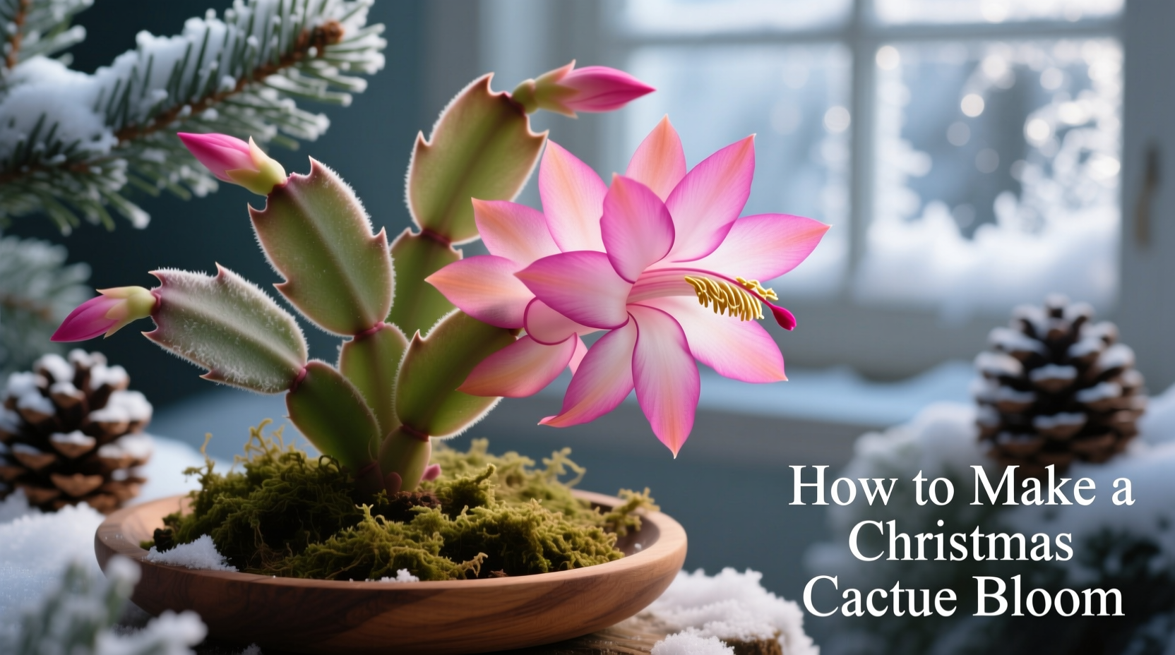 how to bloom christmas cactus