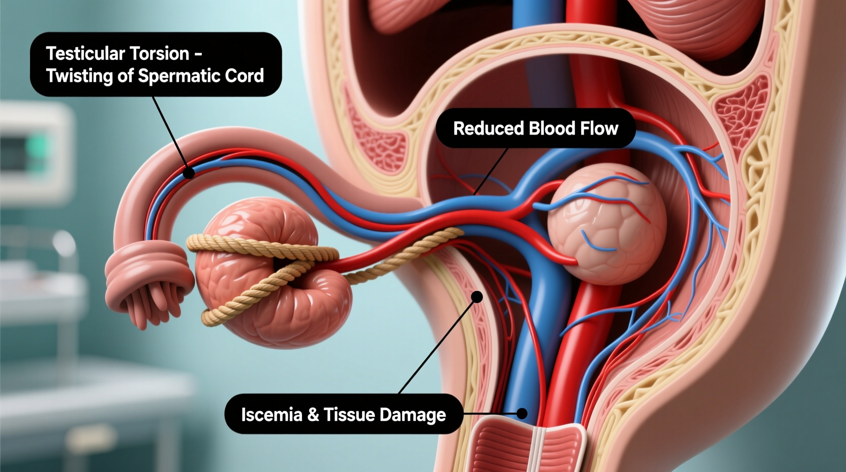 why does testicular torsion happen causes explanations