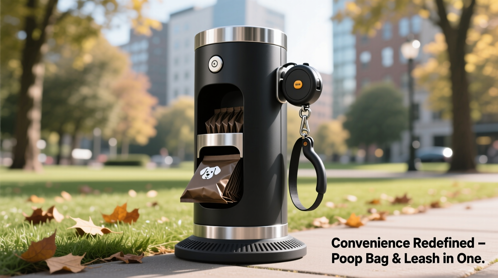 dog poop bag dispenser vs leash holder is one actually more convenient