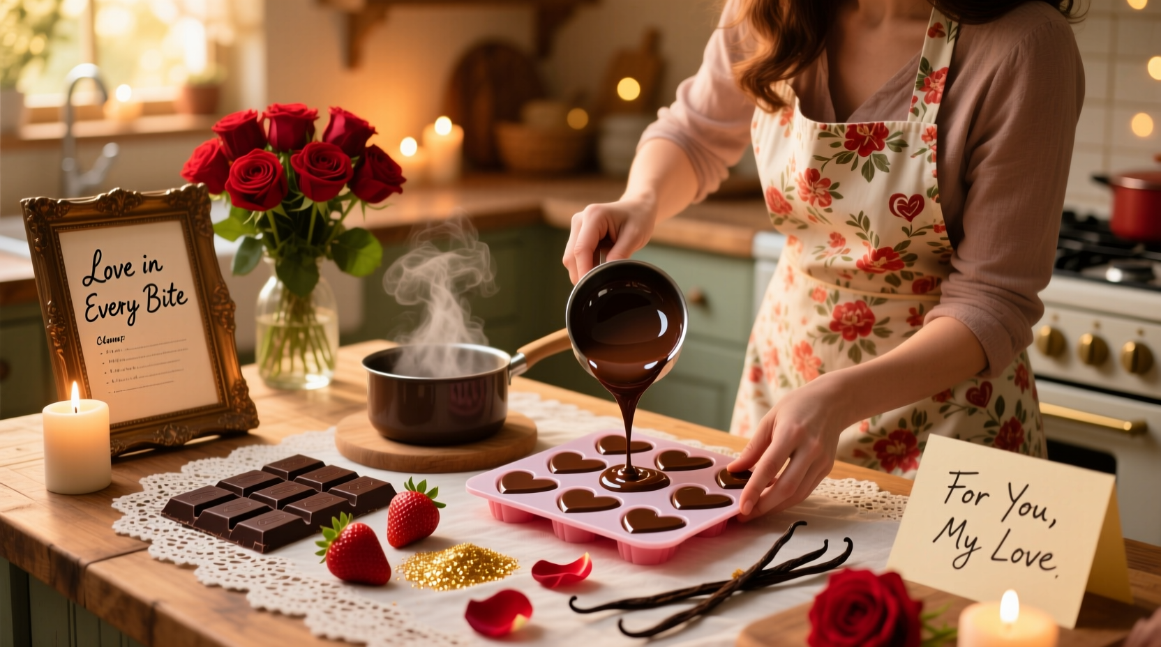 how to make chocolate valentines day