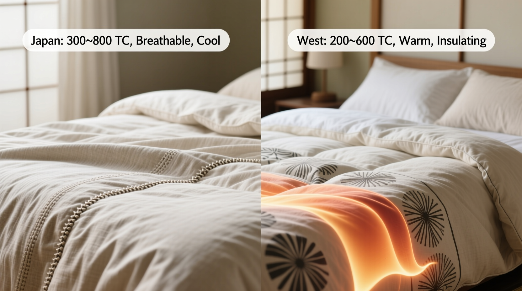 japanese vs western duvet covers whats the difference that actually matters for sleep quality