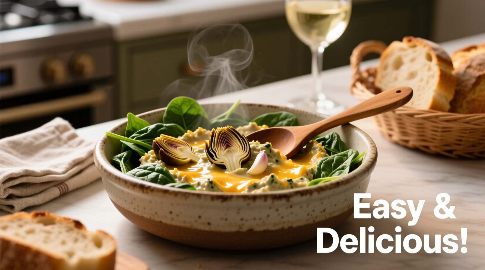 Easy Spinach Artichoke Dip Recipe in 20 Minutes