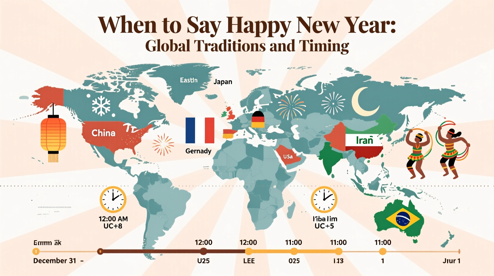 when do u say happy new year