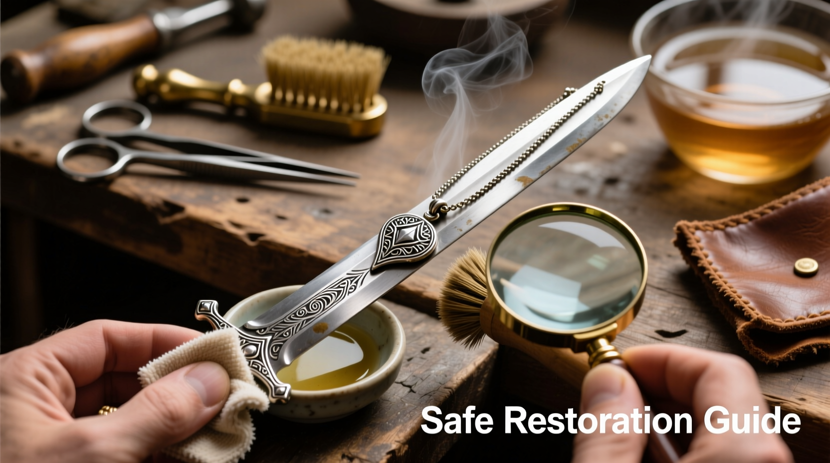 effective methods to safely clean and restore your sword pendant necklace