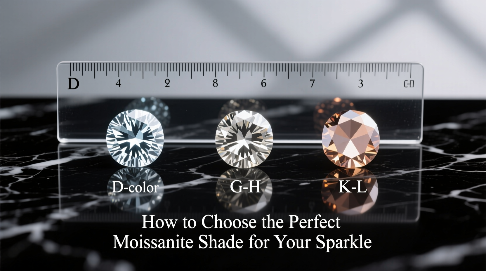 how to decide between d color and other moissanite shades for your perfect sparkle