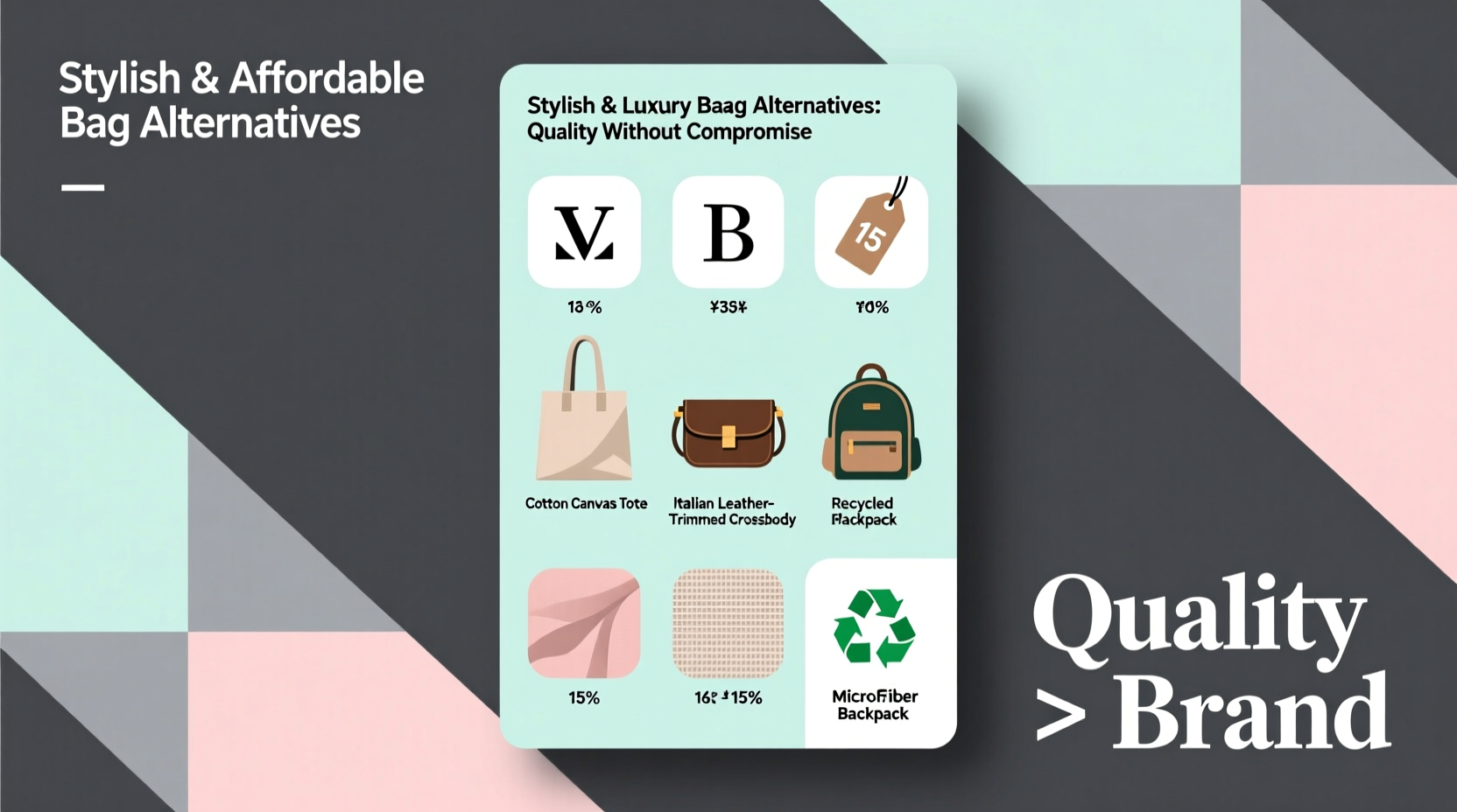 how to find stylish and affordable luxury bag alternatives without compromising quality