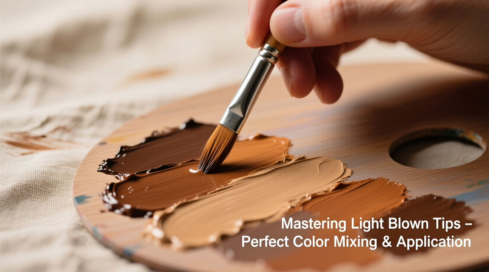 mastering how to make a lighter brown tips for perfect color mixing and application