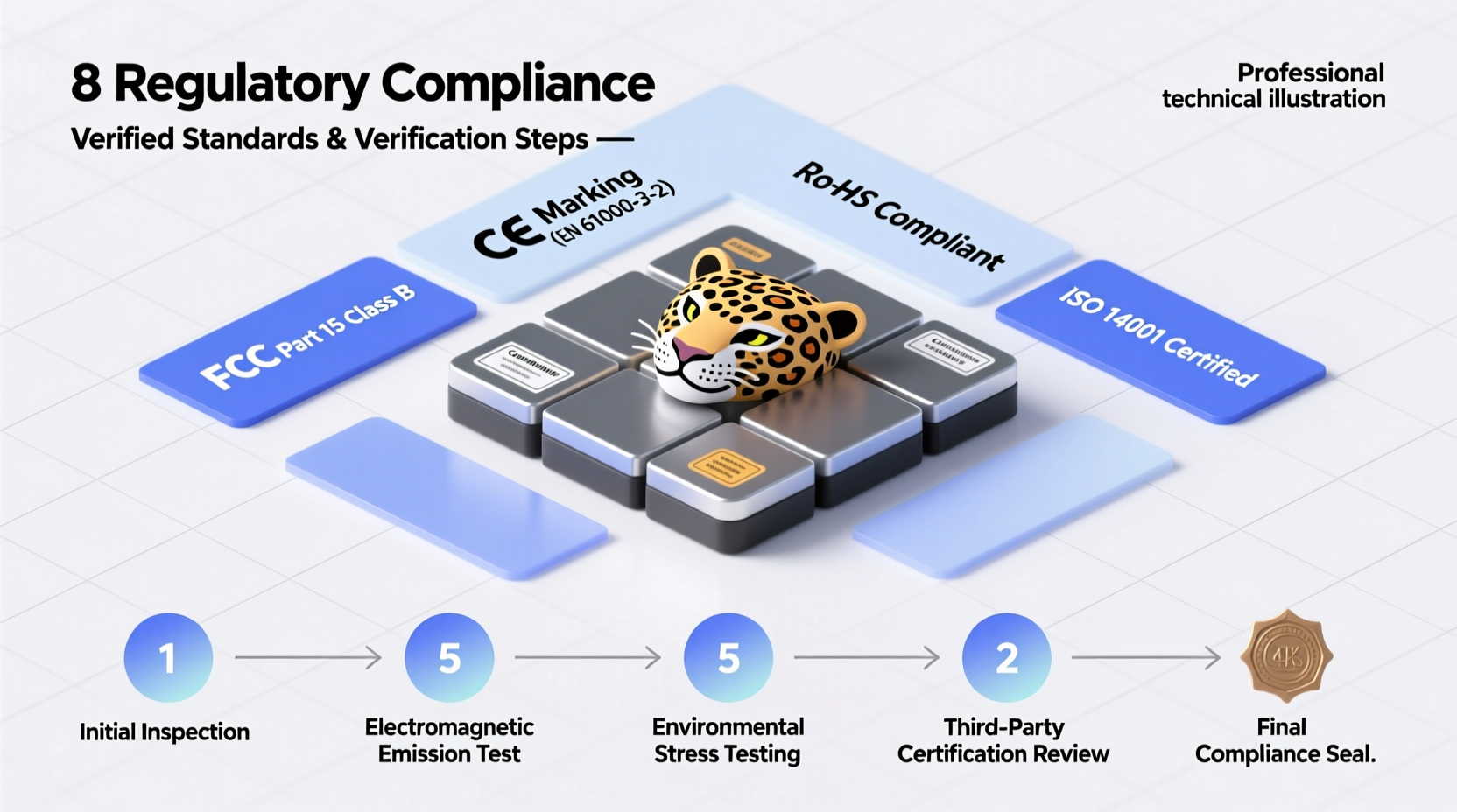 leopard 8 mat regulatory compliance
