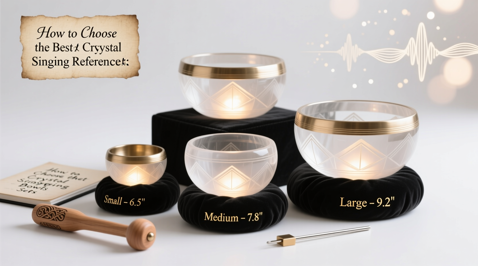 crystal singing bowls sets