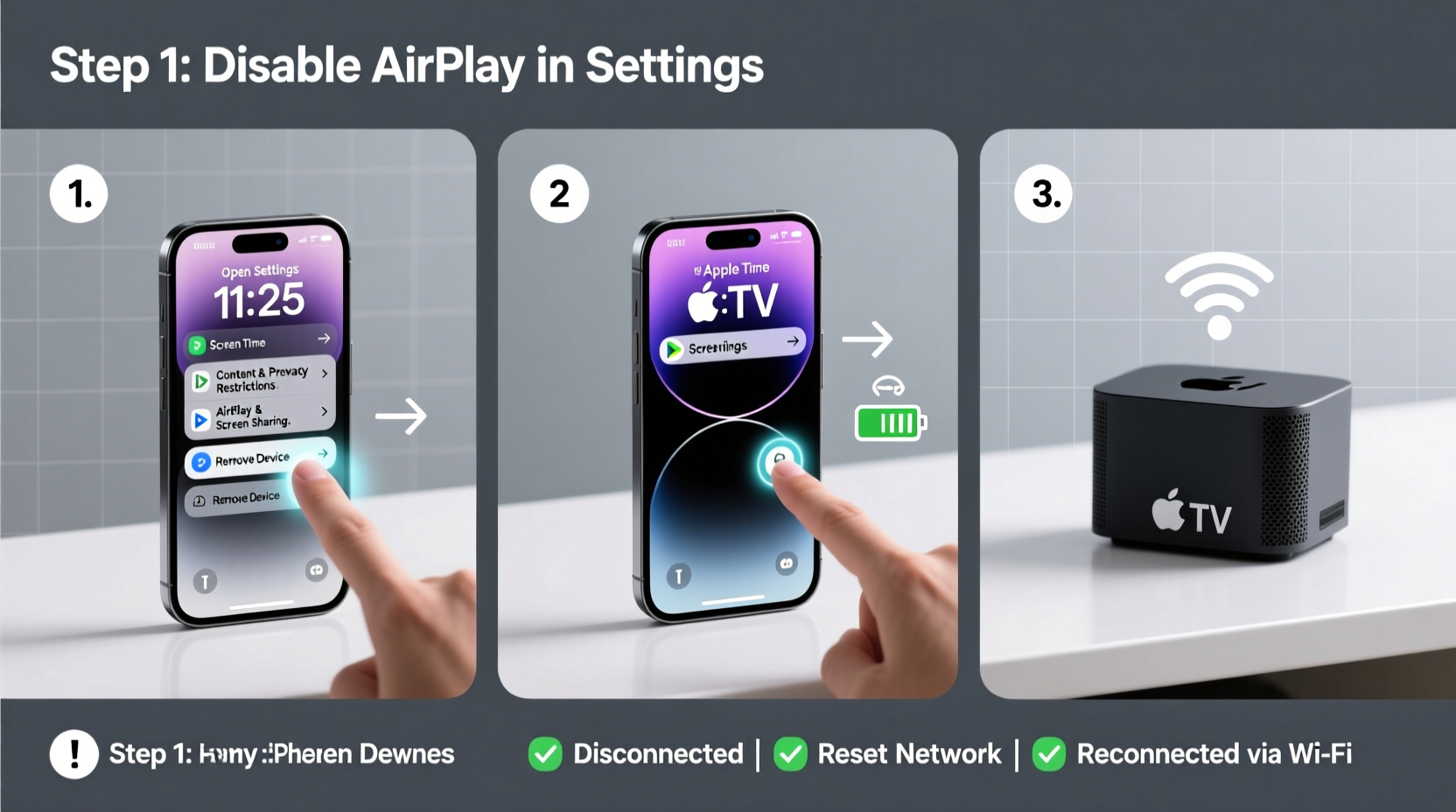 step by step guide to safely disconnect your iphone from apple tv and troubleshoot common issues