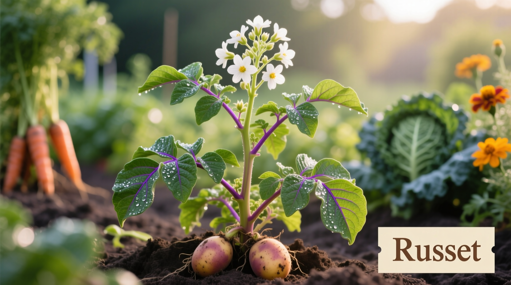 Russet Potato Plant Growing Guide: Conditions & Care Tips