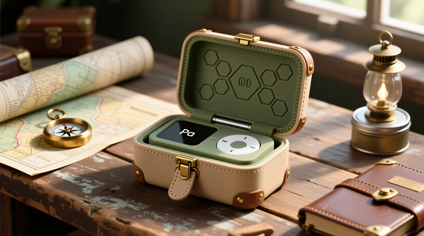 GILTY COUTURE iPod Shuffle 2G ゴールドケース DIY 2G iPod Shuffle Travel Case: Durable, Low-Profile & Battery-Safe