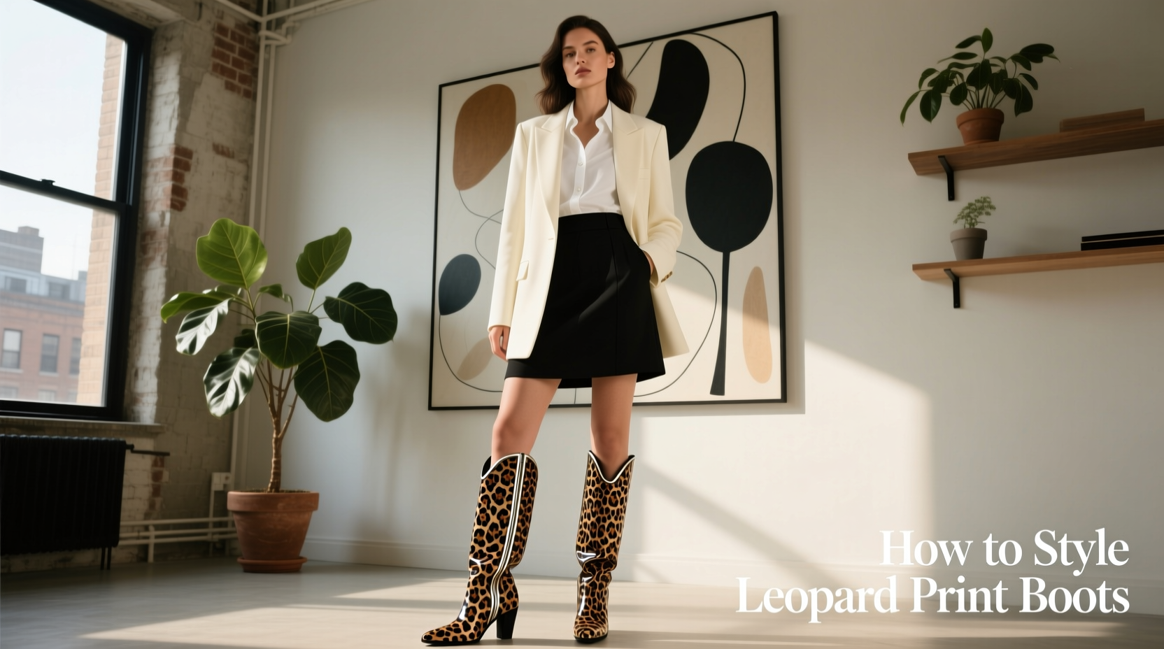 effortless style how to match leopard print boots with every wardrobe staple