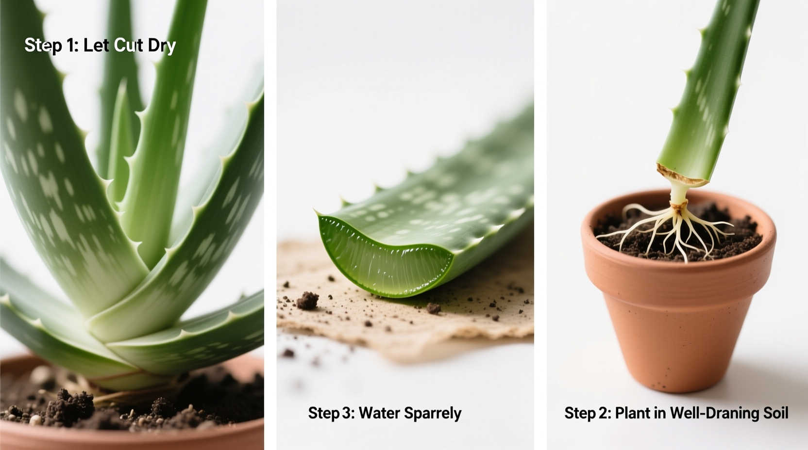 how to grow aloe vera from a cutting