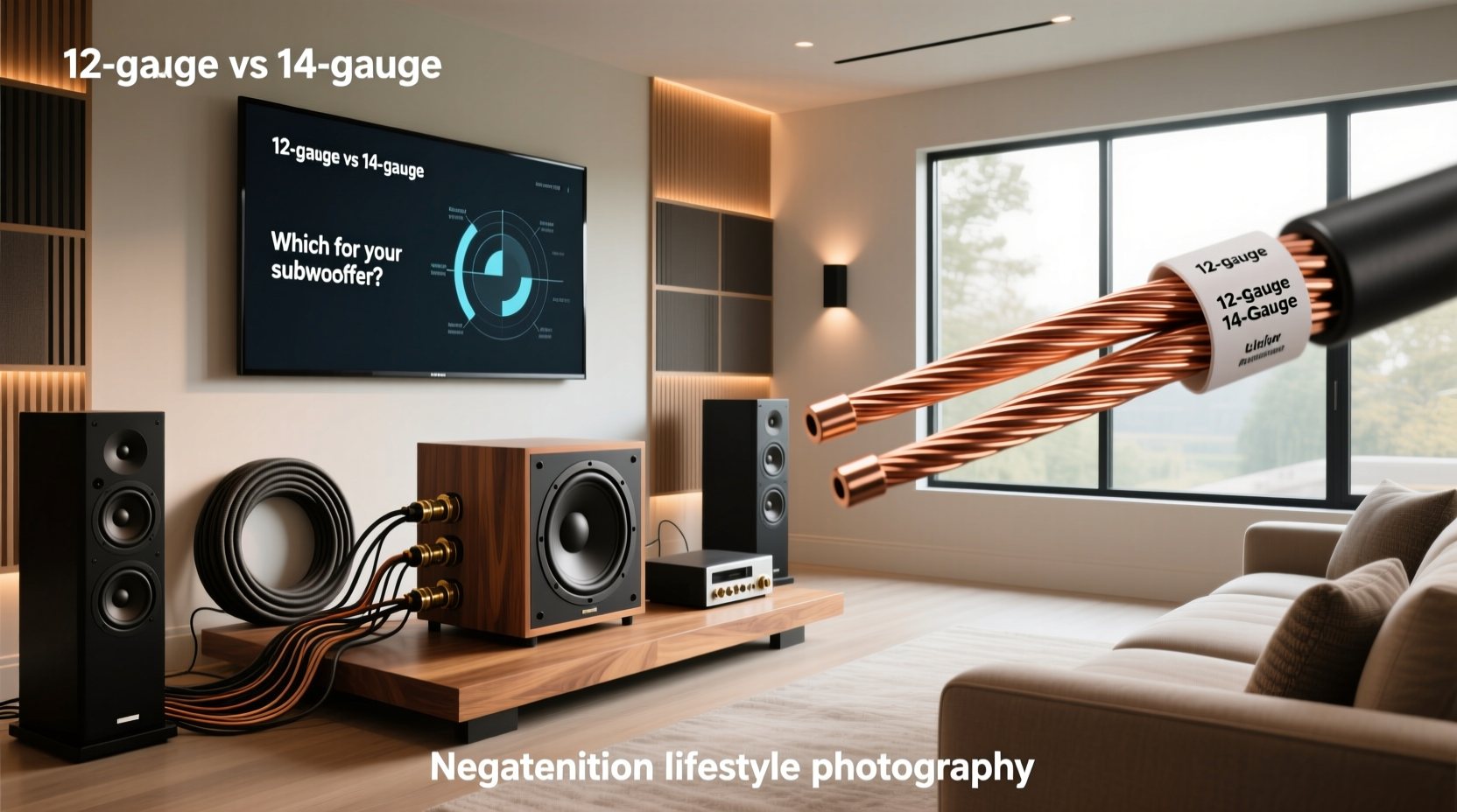 what size speaker wire for subwoofer,Do I need 12 or 14-gauge speaker wire?